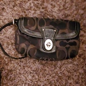 Coach Purse and matching wristlet